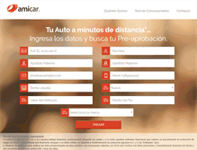 Tablet Screenshot of amicar.cl